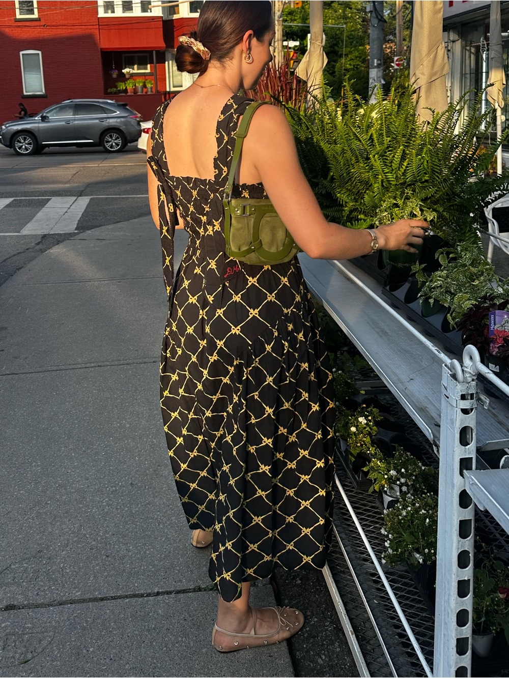 Damson Madder Tish midi dress (bows!) 🎀 - Picture 2 of 8